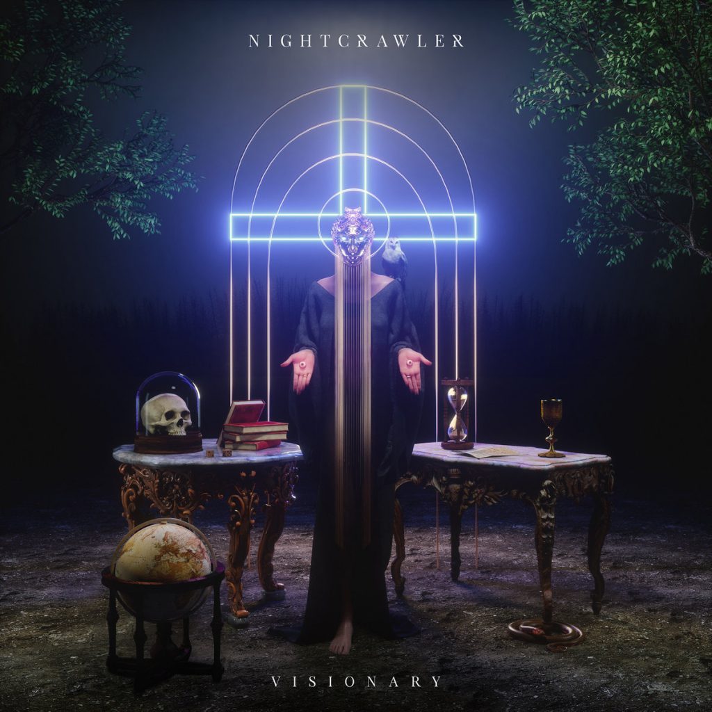 Nightcrawler Visionary George Gold Design 3am render 1024x1024 - Top 10 Retrowave Album Art of 2020