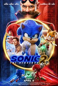Sonic the Hedgehog 2 film poster 203x300 - Top 10 Best Retro themed Movies &amp; TV of 2022